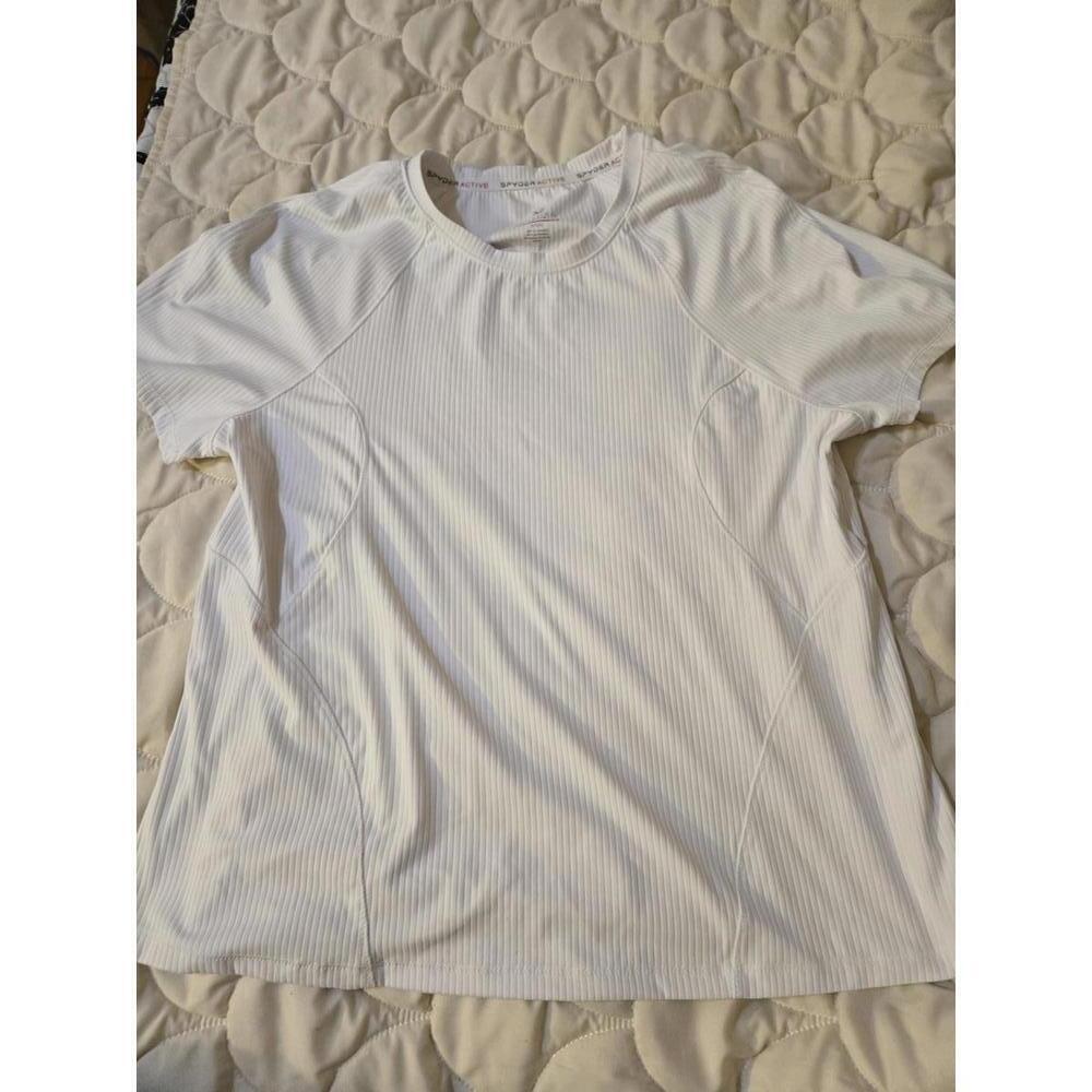 Spyder Active Women's White Short Sleeve T-Shirt Large